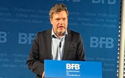 Dr. Robert Habeck betont beim BFB-Neujahrsempfang: „Regeln fundamental für freiheitliche Gesellschaft“