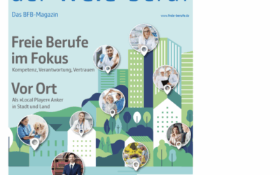 Die neue Ausgabe von „der freie beruf“ ist da